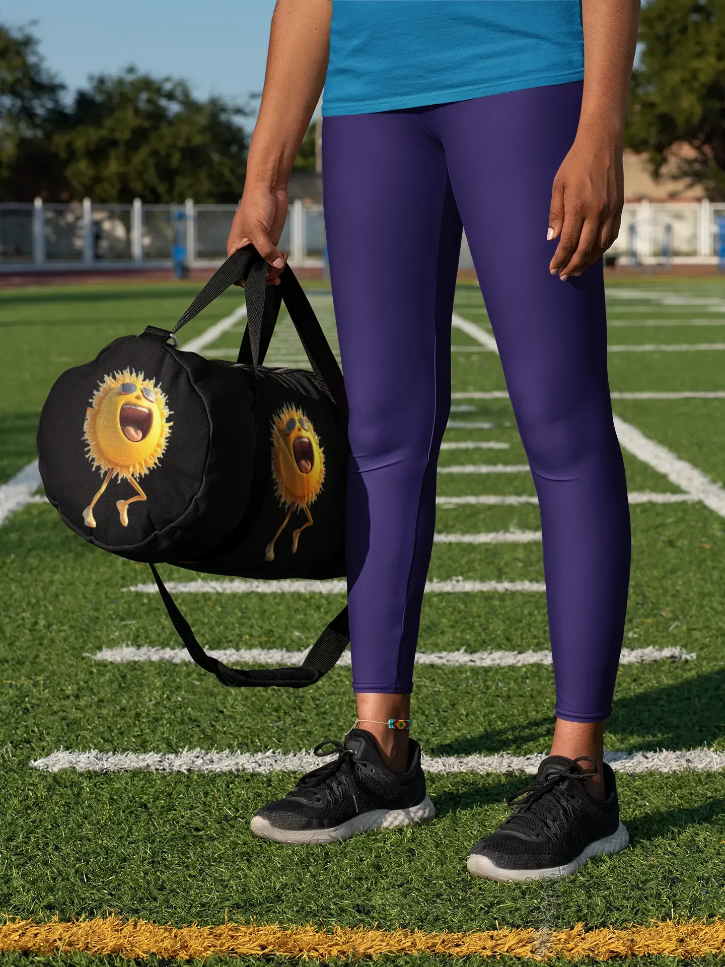 Ankle Leggings Women Leggings NavyFlex Navy Blue 200 GSM Bio Wash