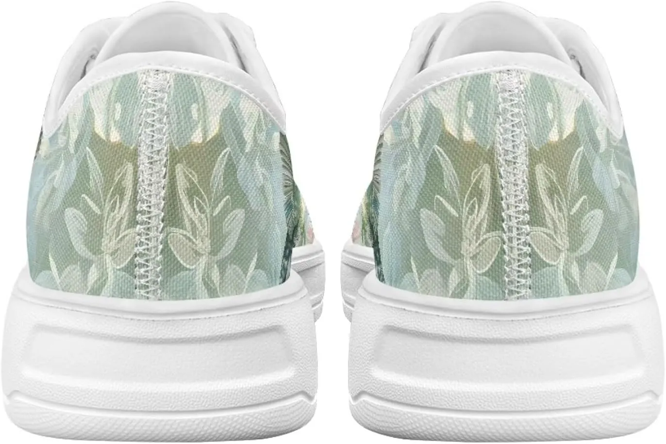 Canvas Sneaker for Women Lace Up Lightweight Casual Shoes Slip On Footwear for Jogging Picnic