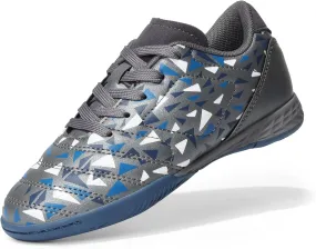 DREAM PAIRS Boys Girls Indoor Sneakers Lace Up Sport Athletic Casual IC Youth Futsal Football Soccer Shoes for Little/Big Kid