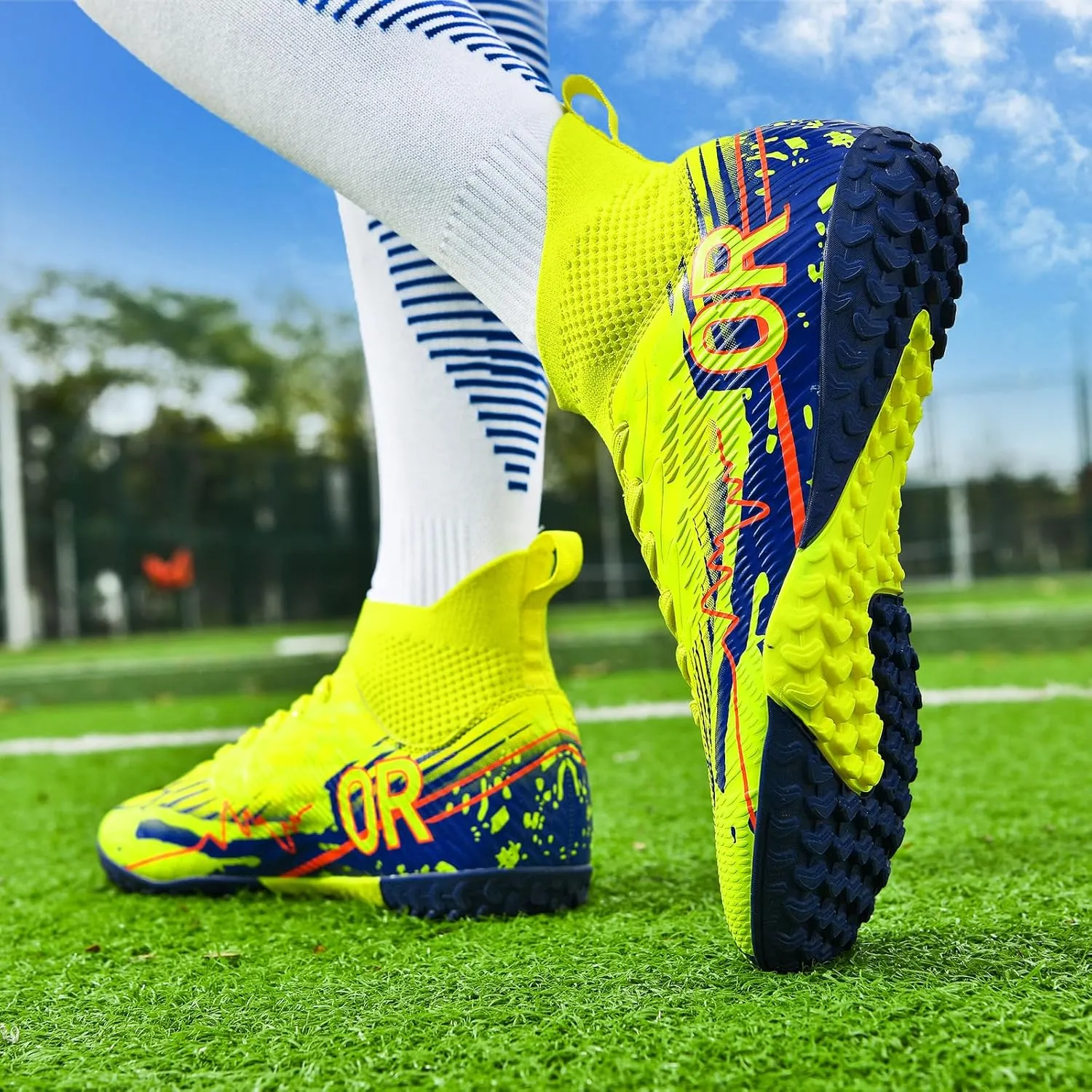 Soccer Cleats for Mens Womens Indoor Turf Soccer Shoes Youth AG TF Training Football Boots Unisex