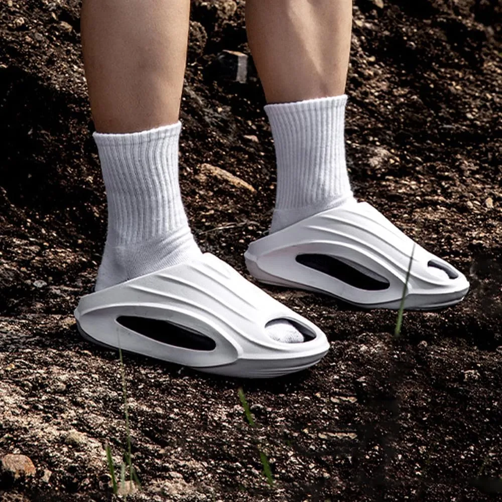 Sports Outdoor Mens Basketball Comfort with Arch Support Sandals Slippers Plantar Fasciitis Relief Sports Recovery Open Toe Slippers
