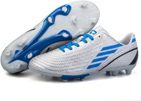 Unisex Professional Soccer Cleats, Firm Ground Outdoor/Indoor Football Shoes for Men and Women, Youth Training Sneakers
