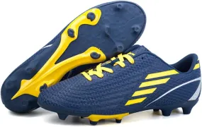 Unisex Professional Soccer Cleats, Firm Ground Outdoor/Indoor Football Shoes for Men and Women, Youth Training Sneakers