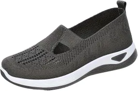 Women Walking Shoes Sock Sneakers Slip-On Breath Tennis Shoes Womens Loafers Dressy Casual Shoes High Top Sneakers Steel Toe Tennis Shoe Cross Trainer Shoe