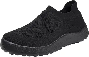 Womens Ladies Walking Running Shoes Slip On Lightweight Tennis Shoes Men Mesh Women Casual Shoes Men Shoes Sneakers Red Tennis Shoe Loafers Shoe